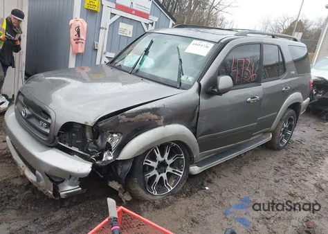 2004 Toyota Sequoia Sr5 V8 z USA, uszkodzony, nr VIN 5TDBT44A34S216549